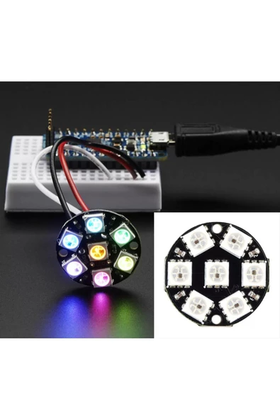 Fapatech Ws2812b 5050 Rgb Led - 7 Bit Dairesel ürün görseli 1