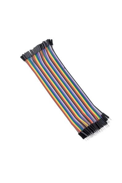 Fapatech 40lı Ayrılabilen Erkek-erkek Jumper Kablo - 20cm- Arduino Uyumlu ürün görseli 1