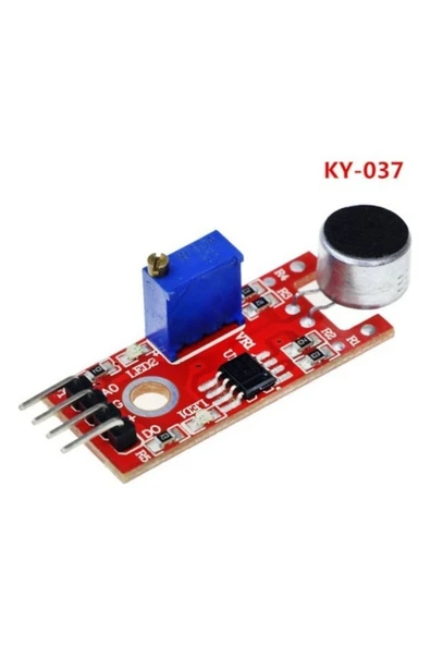Fapatech Arduino KY-037 Ses Sensör Kartı Algılama Modülü - Resim 2