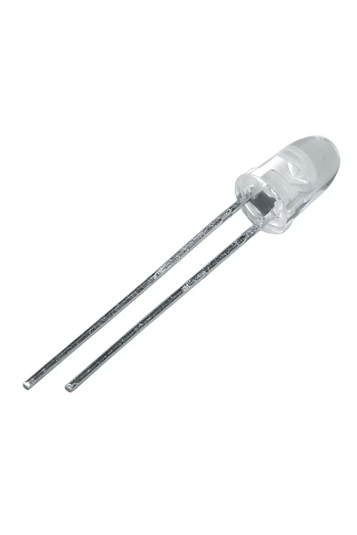 Fapatech 5mm Şeffaf Beyaz Led - 5 Adet ürün görseli 1