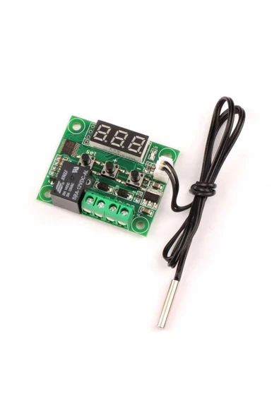 Fapatech Röle Çıkışlı Dijital Termostat, Sıcaklık Kontrol Kartı - W1209 ürün görseli 1