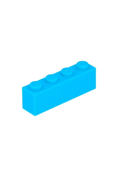 Fapatech Brick 1 X 4 Tuğla Dark Yapı Taşı Tuğla- Açık Mavi ürün görseli 1