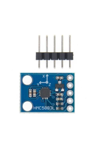 Fapatech Hmc5883l 3 Eksen Pusula Sensörü - Manyetometre - Gy273 ürün görseli 1