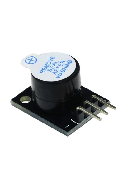 Fapatech Aktif Buzzer Ses Modülü Arduino 5vdc 30ma 85dba 10cm ürün görseli 1