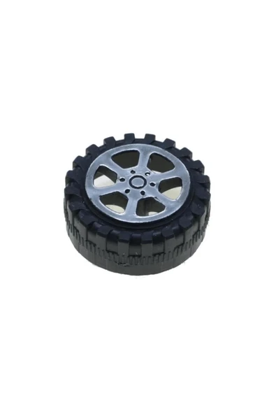 Fapatech Araba Tekerleği Oyuncak Araba Hobi Deney Mini Tekerlek-18x10 mm - 1 Adet ürün görseli 1