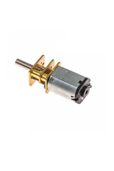 Fapatech 6V 12mm 2000 RPM Redüktörlü N20 Mikro DC Motor ürün görseli 1