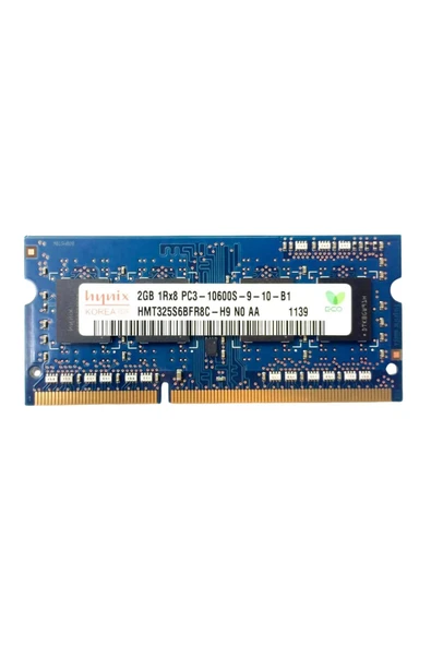 Fapatech Hynix 2GB  1Rx8 PC3 10600s 1120 Mhz - HMT325S6BFR8C  Notebook RAM ürün görseli 1