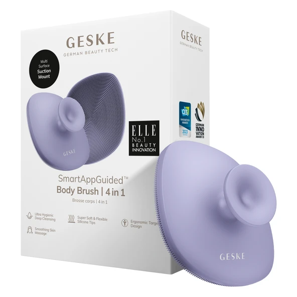 GESKE Yumuşak Silikonlu Vücut Temizleme Fırçası Body Brush ürün görseli 1