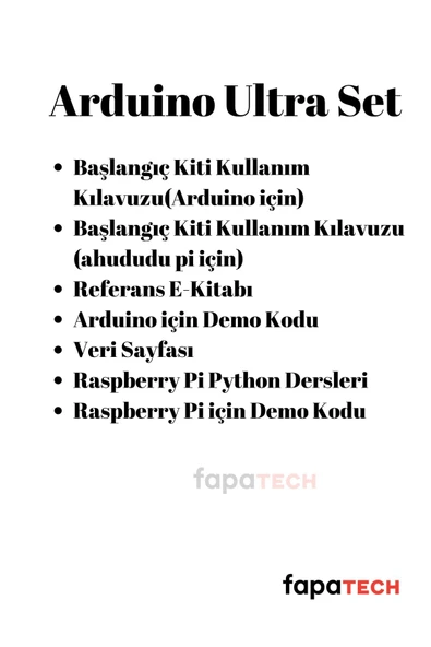 Fapatech Ultra Arduino Okul Kodlama Seti - Resim 3
