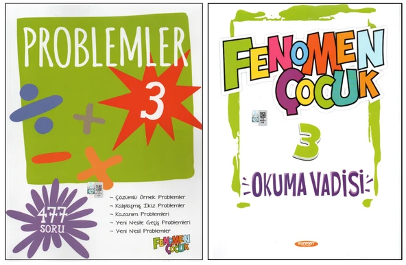 FENOMEN 3. SINIF PROBLEMLER+OKUMA VADİSİ (2 KİTAP) ürün görseli 1