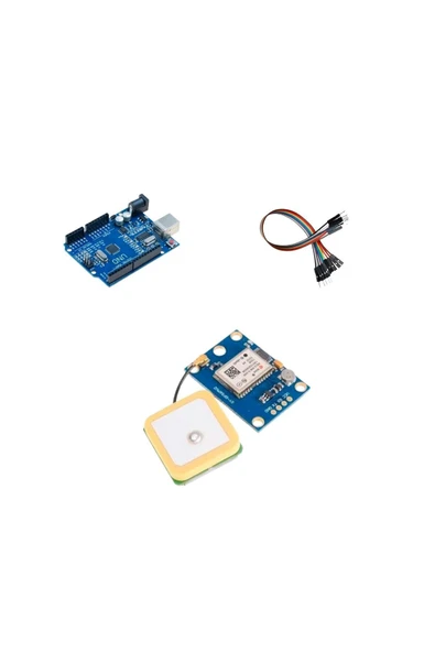 Fapatech Arduino ile GY-NEO6MV2 GPS Modülü Kullanım Konum Öğrenme Proje Seti-E-Pdf İçerikli ürün görseli 1