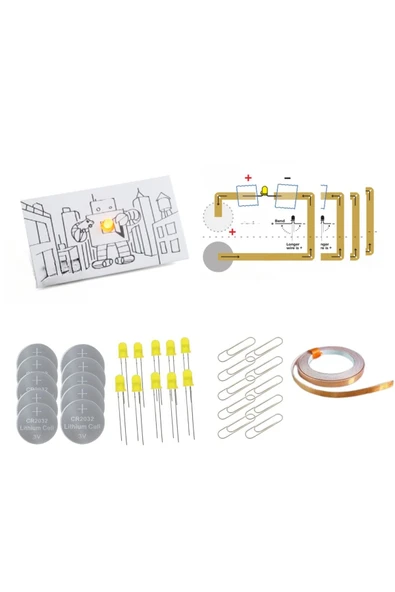 Fapatech Eding Kağıt Devreleri Kiti ve Sınıf Paketi – Paper Circuits Kit and Classroom Pack ürün görseli 1
