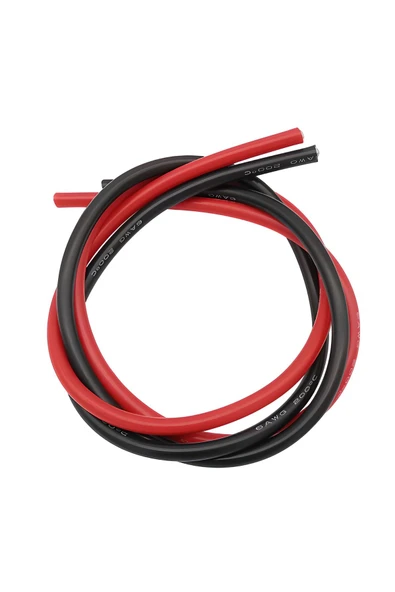 Fapatech Kırmızı Ve Siyah Pil Konnektör Kablosu E67078 Sgt 6 Awg 105c 600v Kablosu 35cm ürün görseli 1