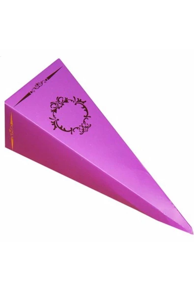 Karnaval Mevlüt Külahı Mor Renk Büyük Boy 16 Cm Hediyelik Sünnet Şeker Lokum Kutusu 50li ürün görseli 1