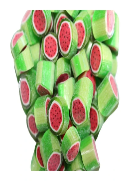 ŞEKERCİYAŞAR Karpuz Desenli Akide Şekeri 100 Gr. ürün görseli 1