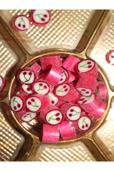 ŞEKERCİYAŞAR Vişne Desenli Akide Şekeri 100 Gr. ürün görseli 1