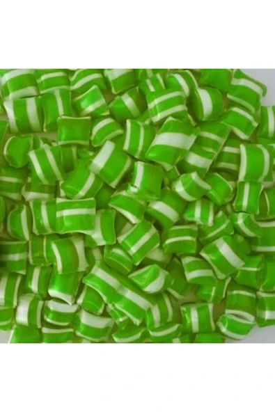 ŞEKERCİYAŞAR Yeşil-Beyaz Desenli Mini Akide Şekeri 100 Gr ürün görseli 1
