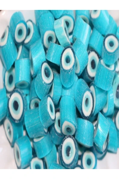 ŞEKERCİYAŞAR Nazar Boncuğu Desenli Lolly Akide Şeker 500 Gr ürün görseli 1