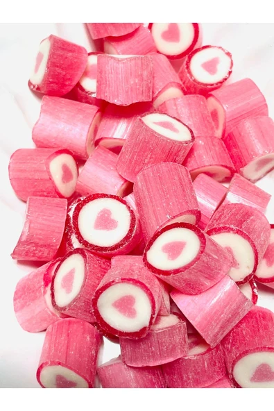 ŞEKERCİYAŞAR Pembe Kalp Desenli Lolly Akide Şekeri 250 Gr. ürün görseli 1