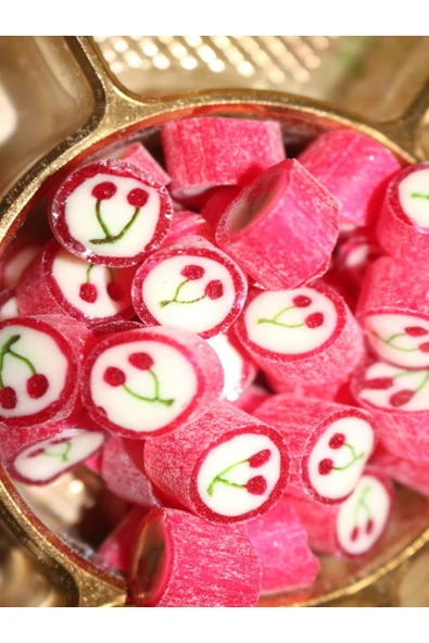 ŞEKERCİYAŞAR Vişne Desenli Lolly Şeker 1000 gr ürün görseli 1