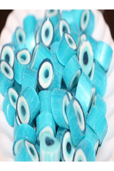 ŞEKERCİYAŞAR Nazar Boncuğu Desenli Lolly Akide Şeker 250 Gr ürün görseli 1