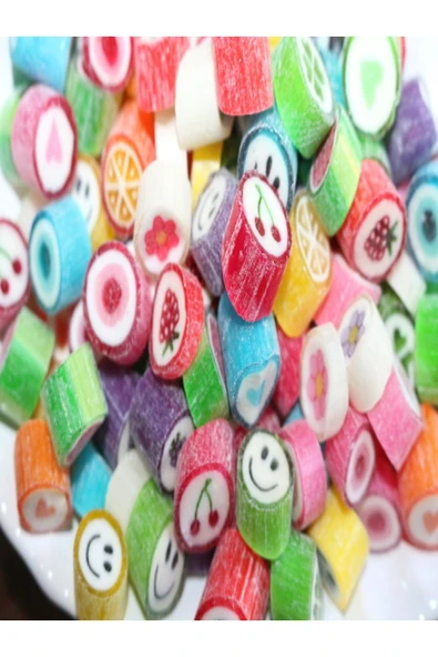 ŞEKERCİYAŞAR Çok Renkli Lolly Tropik Meyve Aromalı Şeker 1000 Gr. ürün görseli 1