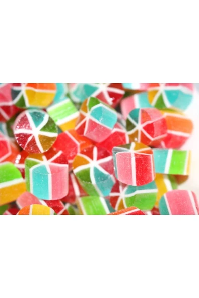 ŞEKERCİYAŞAR Gökkuşağı Dilim Akide Lolly Akide Şeker 250 gr ürün görseli 1