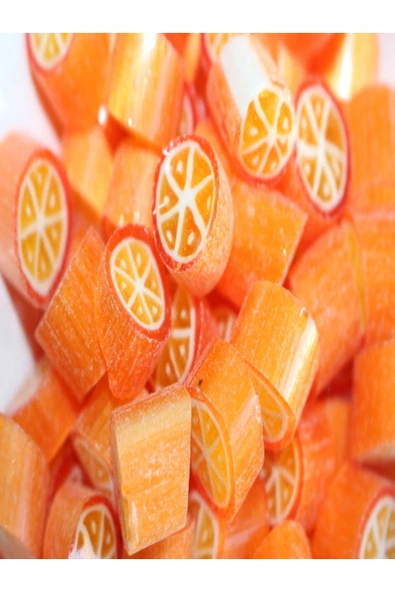 ŞEKERCİYAŞAR Portakal Desenli Lolly Akide Şeker 500 gr ürün görseli 1