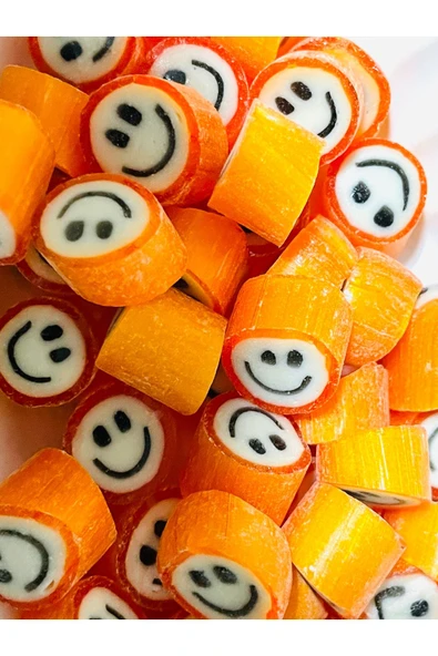 ŞEKERCİYAŞAR Turuncu Gülenyüz Lolly Akide Şeker 1000 Gr. ürün görseli 1