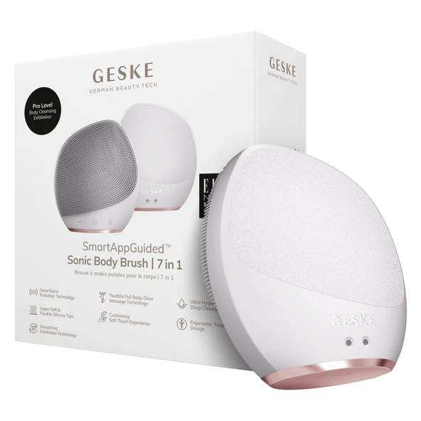 GESKE Titreşimli Vücut Fırçası ve Yoğun Eksfoliyatör Sonic Body Brush Intensive Exfoliator ürün görseli 1