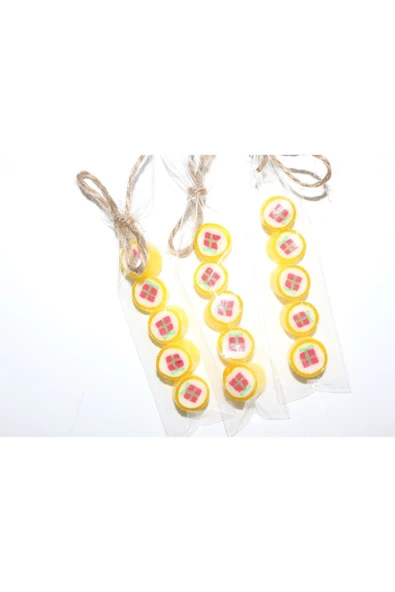 ŞEKERCİYAŞAR Yellow Özel Parmak Şeker 25 Adet ürün görseli 1