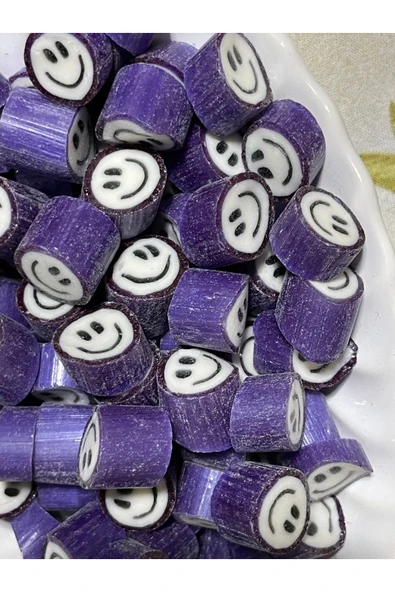 ŞEKERCİYAŞAR Mor Gülenyüz Desenli Böğürtlen Aromalı 500 gr ürün görseli 1