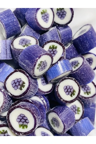 ŞEKERCİYAŞAR Böğürtlen Desenli Lolly Akide Şeker 500 gr ürün görseli 1