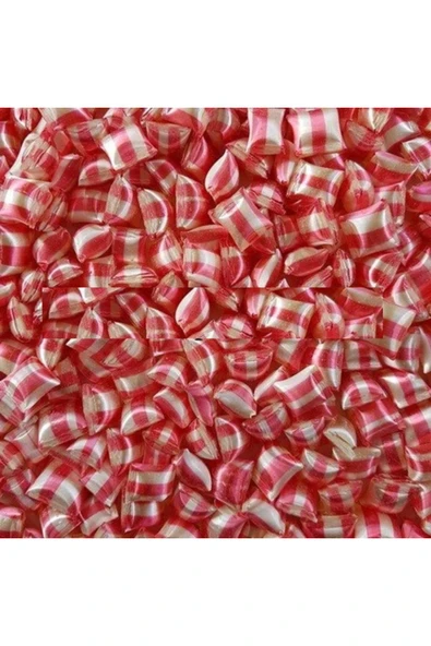 ŞEKERCİYAŞAR Pembe-Beyaz Desenli Mini Akide Şekeri 100 Gr ürün görseli 1