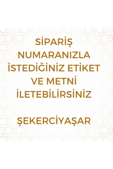 ŞEKERCİYAŞAR Miraç Kandili Özel Hediye Şekeri 25 Adet ürün görseli 1