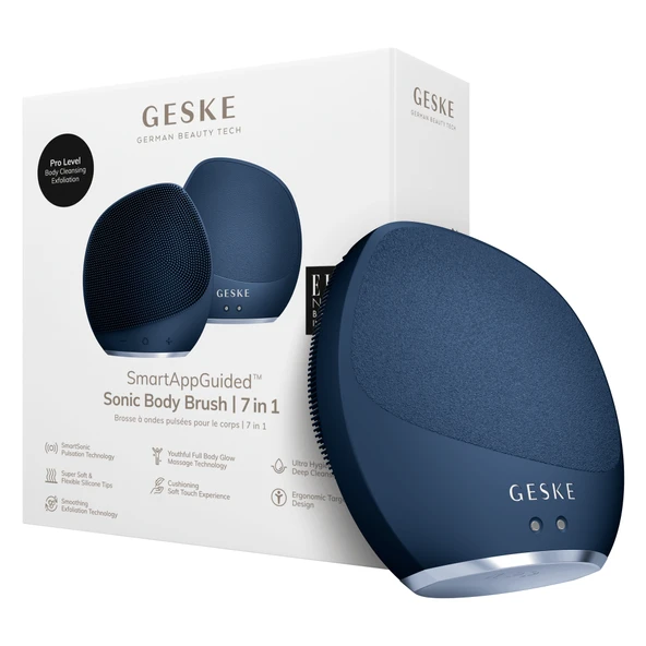 GESKE Titreşimli Vücut Fırçası ve Yoğun Eksfoliyatör  Sonic Body Brush  Intensive Exfoliator ürün görseli 1