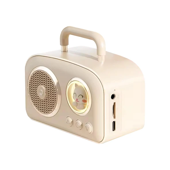 Jwin BR-220 Radyolu Bluetooth Hoparlör - Pudra - Resim 3