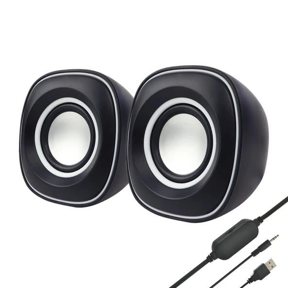 Jwin S-610 2'li USB Hoparlör - Beyaz ürün görseli 1