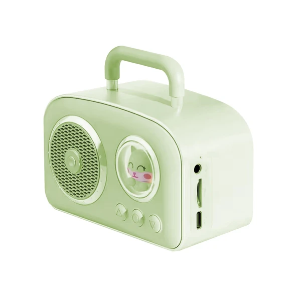 Jwin BR-220 Radyolu Bluetooth Hoparlör - Yeşil - Resim 3