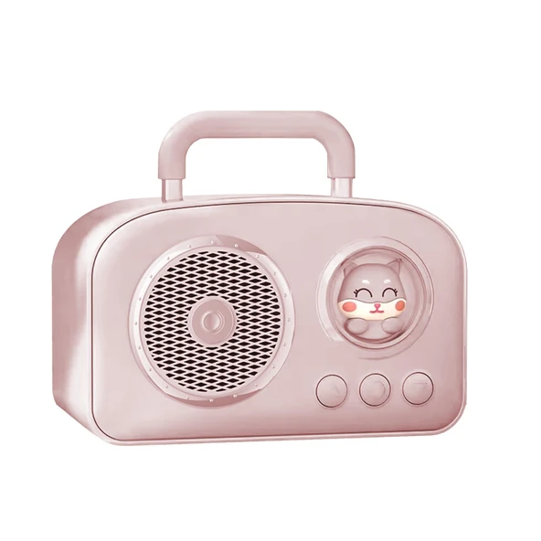 Jwin BR-220 Radyolu Bluetooth Hoparlör - Pembe - Resim 4