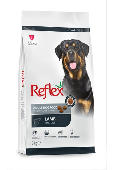 Reflex Kuzulu Pirinçli Yetişkin Kuru Köpek Maması 3 Kg ürün görseli 1