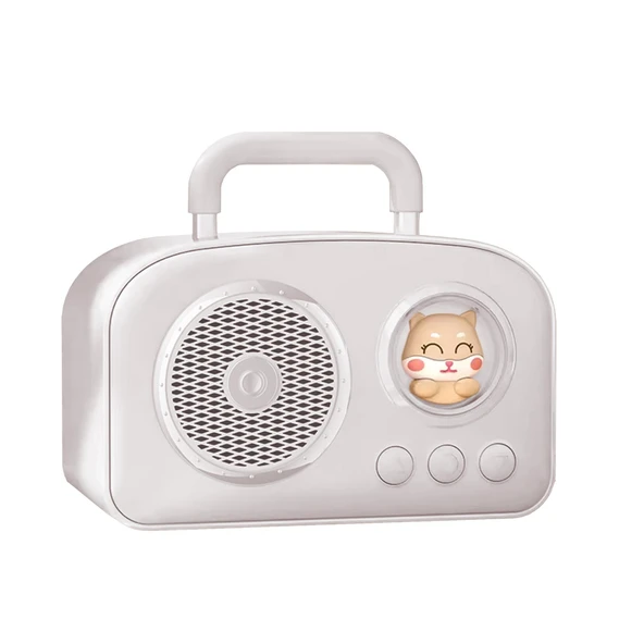 Jwin BR-220 Radyolu Bluetooth Hoparlör - Beyaz - Resim 4