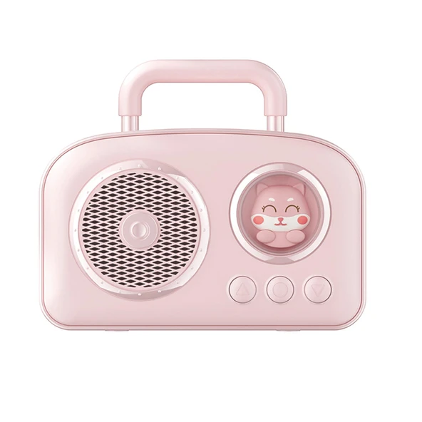 Jwin BR-220 Radyolu Bluetooth Hoparlör - Pembe ürün görseli 1