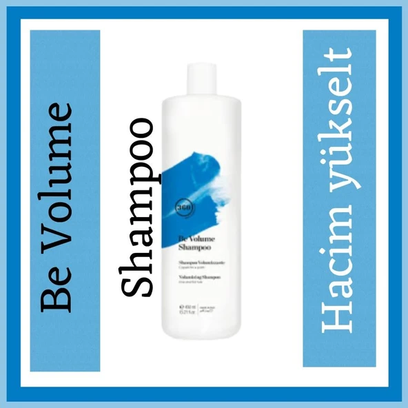 360 Be Volume Shampoo 450ml ürün görseli 1