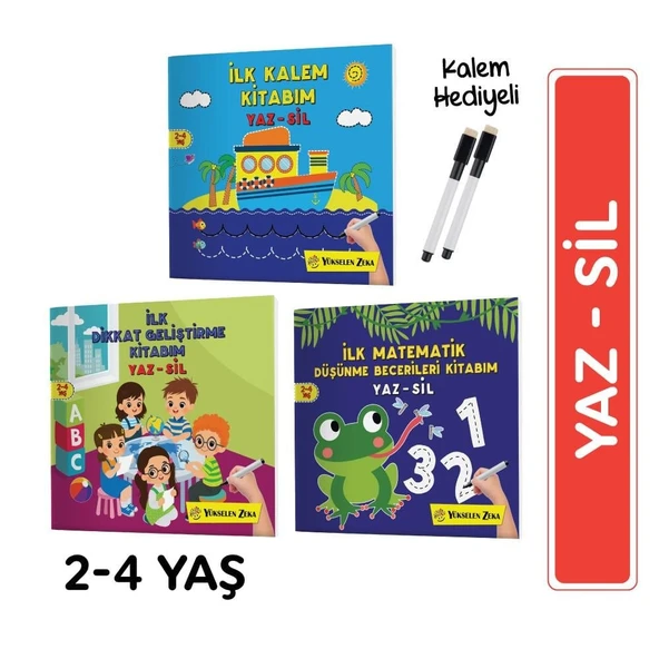 İlk YAZ SİL Eğitim Seti (6 Kitap) - Resim 3