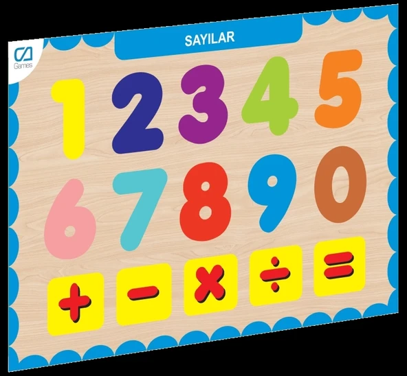 Mey İthalat® CAAHS-3207 AHŞAP SAYILAR BUL-TAK ürün görseli 1
