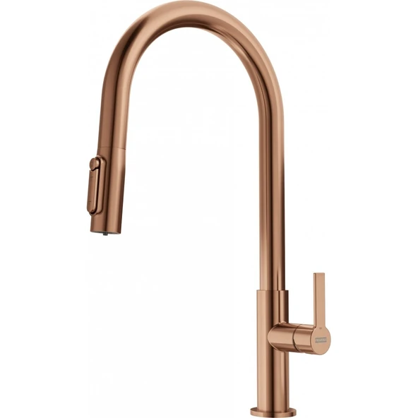 120.0736.602-Franke Maris Slim Clear Water Spiralli Filtreli Copper Armatür ürün görseli 1