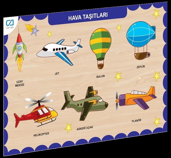 Mey İthalat® CAAHS-3202  AHŞAP HAVA TAŞITLARI BUL-TAK ürün görseli 1