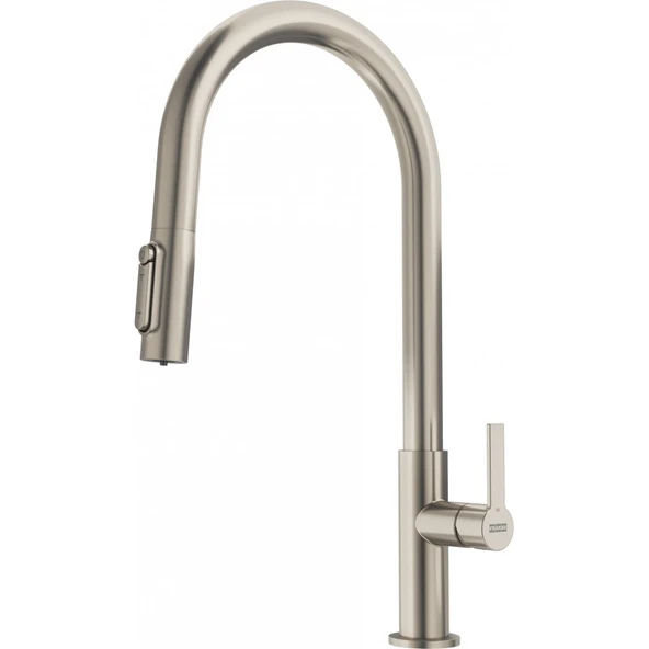 120.0736.604-Franke Maris Slim Clear Water Spiralli Filtreli Decor Steel Armatür ürün görseli 1