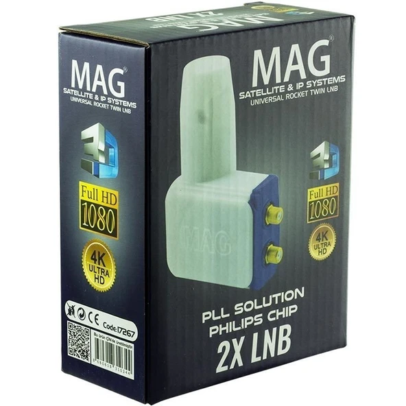 Mag 17267 Slim Roket HD Çiftli Lnb ürün görseli 1